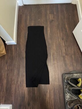 Old Navy Black Wrap Midi Dress